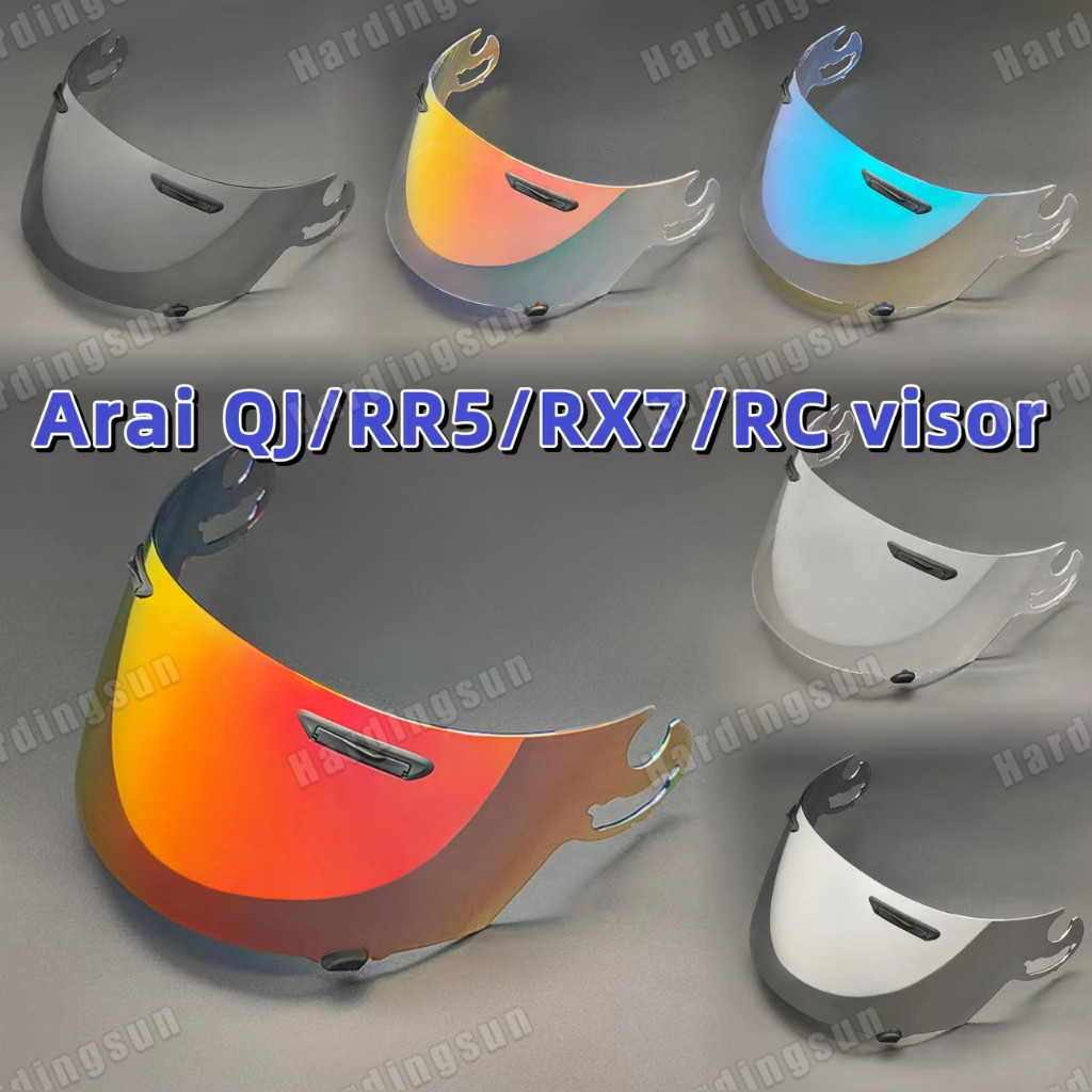 ReadyStockARAI Rr5 RX7-GP เลนส์Visor Quantum ST RX-Q Chaser-V Corsair-V Axcess 2 ควันแสงหมวกกันน็อคแบบเต็มหน้าVisor