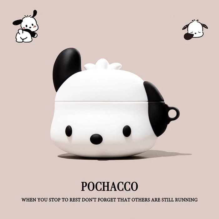 [Awksome] Airpods Soft Case Gen 3, PRO 2 / Silicone - Pochacco - Airpods Gen 3