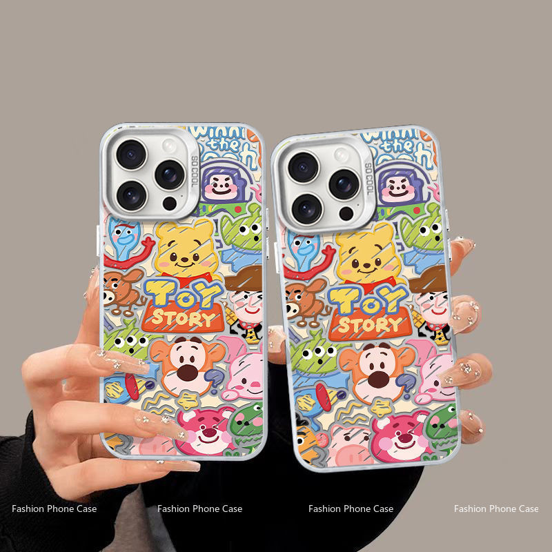 เข้ากันได้กับ ไอโฟน16 ไอโฟน 15 Pro Max iPhone 13  ไอโฟน11 X XS XR 7p8p เคสโทรศัพท์เคสนุ่มน่ารัก DLMS