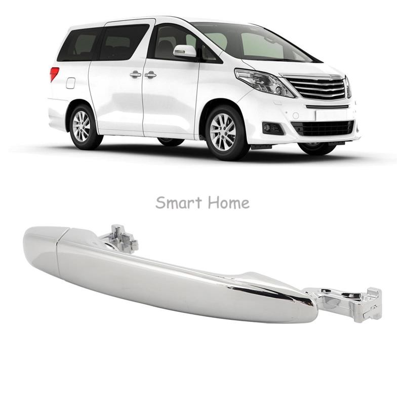 มือจับประตูบานเลื่อนด้านหลัง โครเมียม ซ้าย ขวา เหมาะกับ Toyota Alphard 2003-2008 69230‑58010 - รูปที่ 7