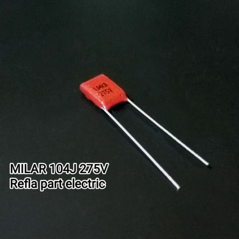 CAPACITOR MILAR 104J 100nF 0.1uF 100n 275V 275VOLT