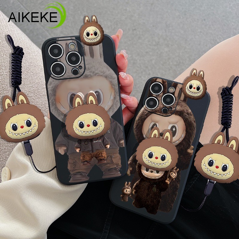 น่ารัก Labubu เคสโทรศัพท์สําหรับ Samsung Galaxy A90 A70E A70S A60 M40 A50 A40 A30S A20 A10 A9 A8 A6 
