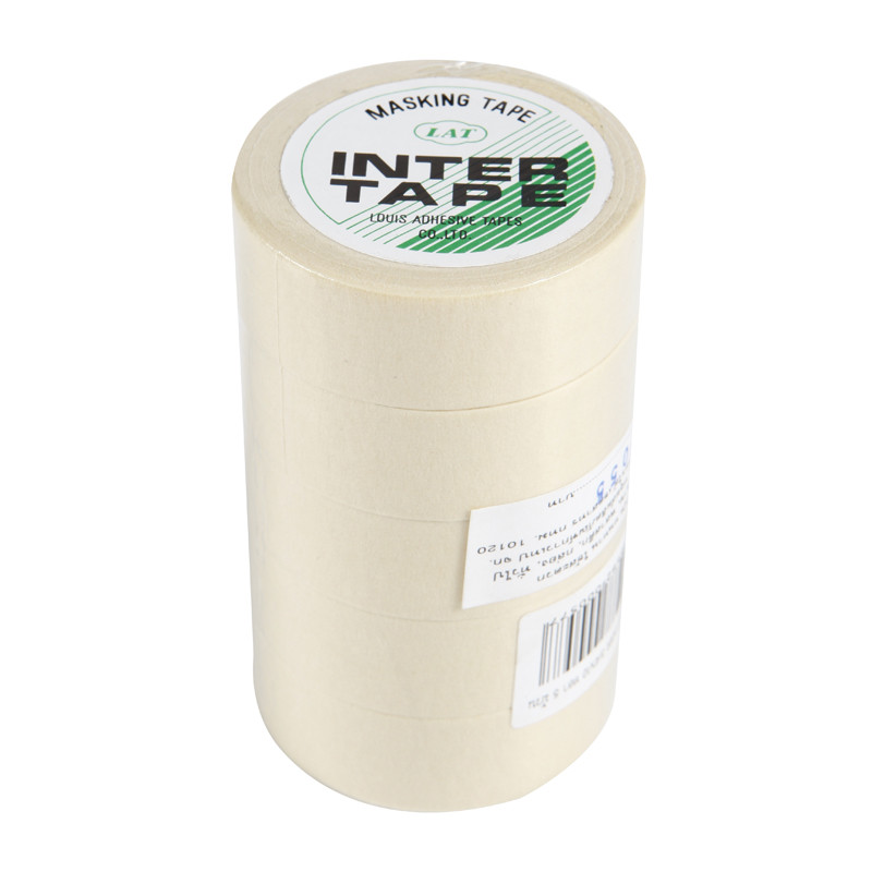 เทปกาวย่น 3/4 นิ้วx10 หลา (แพ็ค5ม้วน) INTER