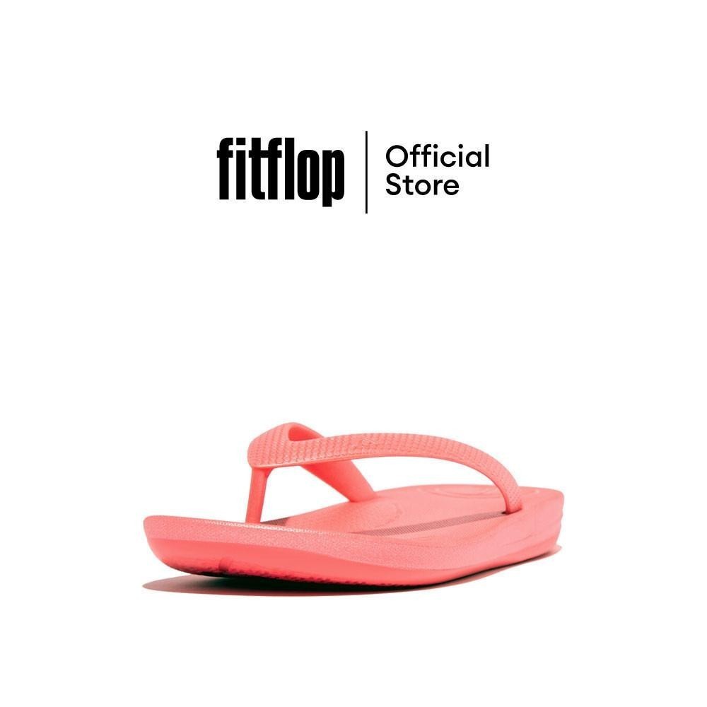 FITFLOP IQUSHION JUNIOR SHIMMER ERGO รองเท้าแตะสำหรับเด็ก รุ่น HD8-B09 สี ROSY CORAL