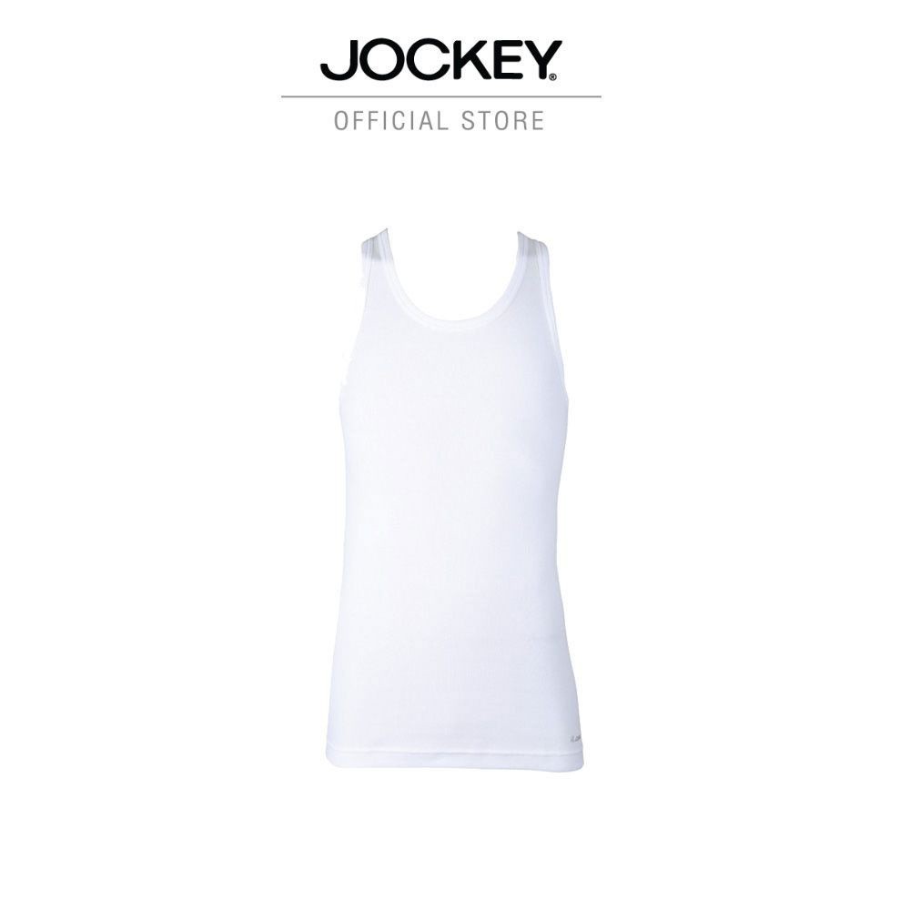 JOCKEY UNDERWEAR เสื้อกล้าม รุ่น KU 1685 สีขาว