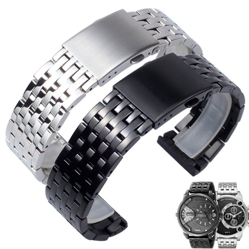 สายนาฬิกา Diesel Diesel สายนาฬิกาสแตนเลสชาย DZ4323/1657/4318 Simple Strap 24 26mm