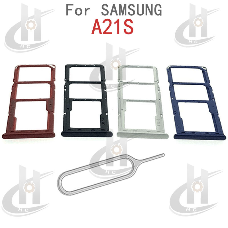 สําหรับ Samsung A21S ซิมการ์ดถาดผู้ถือช่องใส่การ์ด Reader SD Slot Adapter อะไหล่