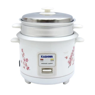 Kashiwa รุ่น RC-114 หม้อหุงข้าว หม้อหุงข้าวไฟฟ้า 1 ลิตร (L) มีทัพพี และถ้วยตวง พร้อมซึ้งนึ่ง
