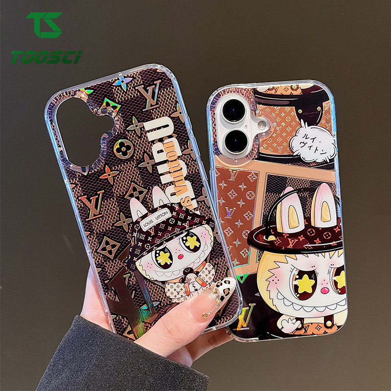 TOOSCI น่ารักการ์ตูน Rich Labubu เคสโทรศัพท์สําหรับ OPPO A3S A5S A7 A12E A12S A5 A9 A15S A16S A16K A