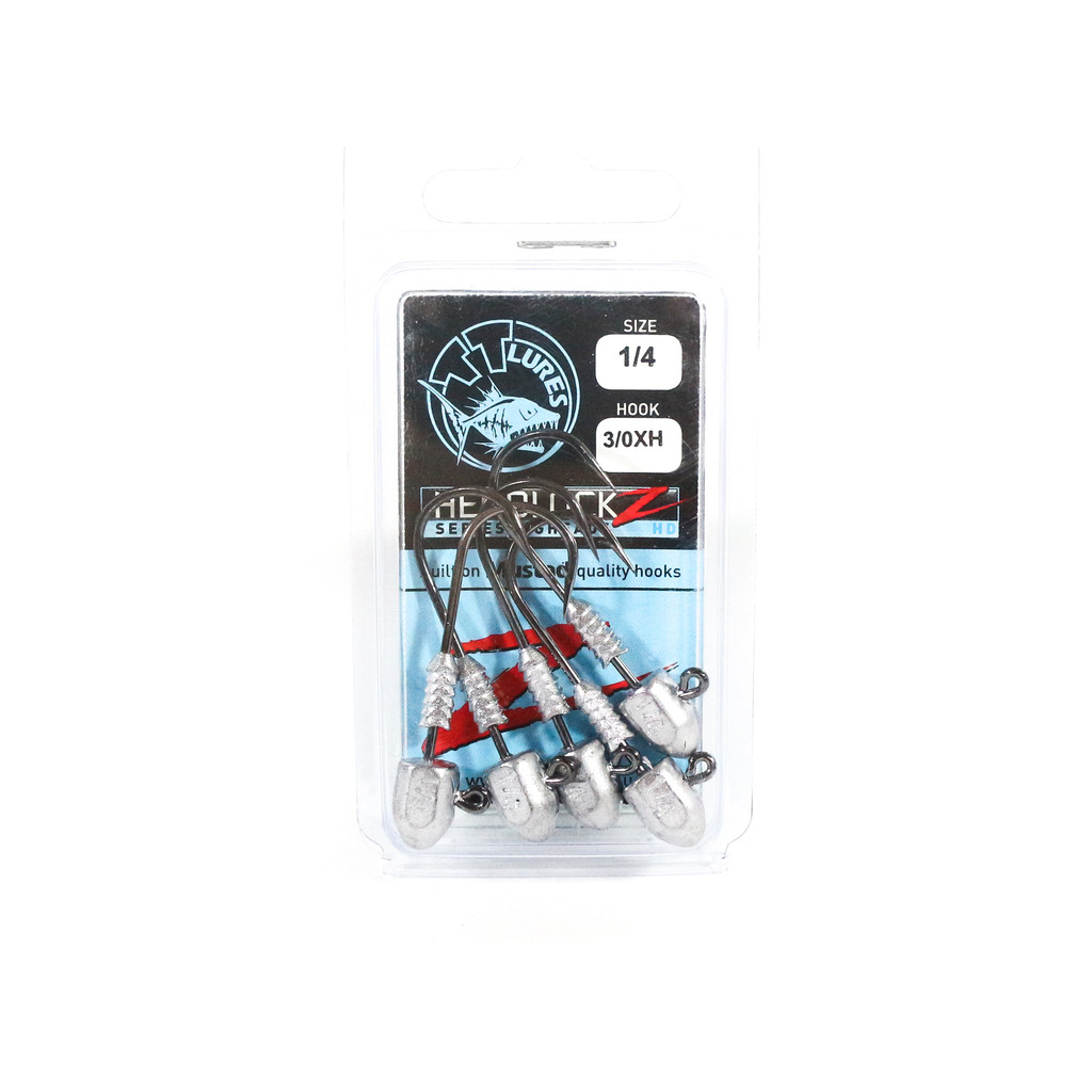 Tackle Tactics TT Headlockz HD Jig Head 1/4 oz 3/0 H 5/แพ็ค (3139)