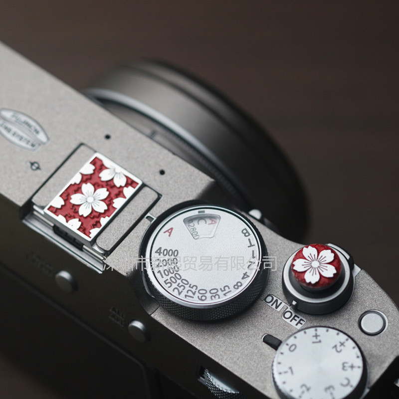 กล้องฝาครอบรองเท้าร้อน Fujifilm X100VI X100V X-M5 XM5 XM-5 สําหรับ Nikon Z50 II Z6 III Canon RP R6 ปุ่มชัตเตอร์กล้อง