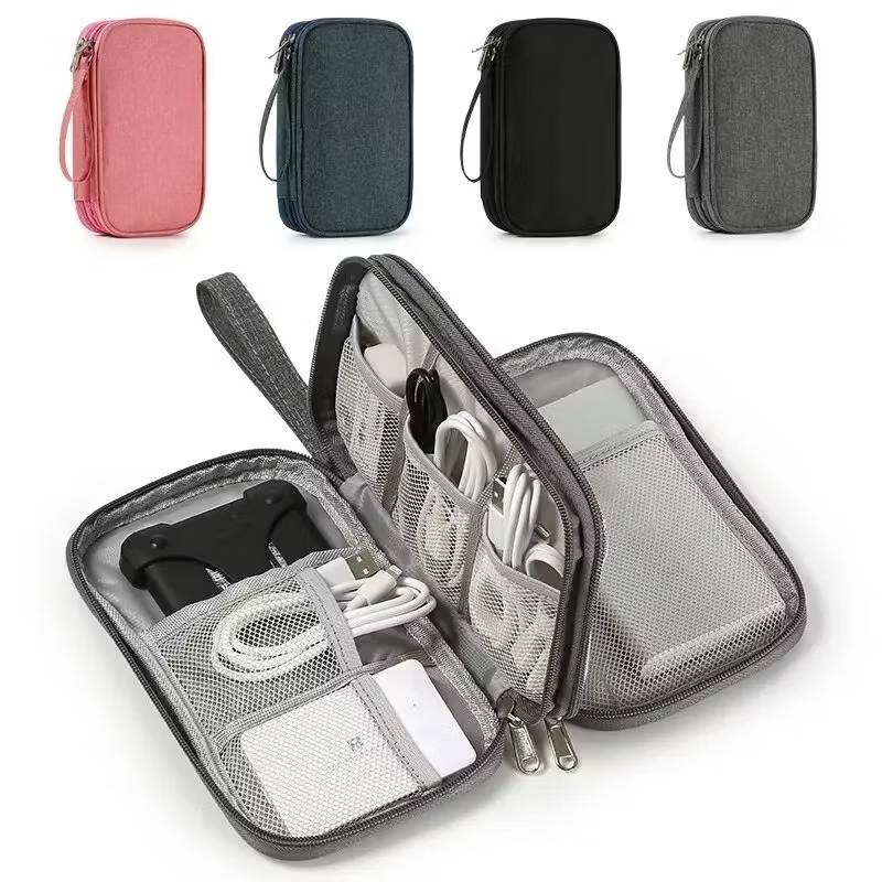 tokyosellected(T2281) กระเป๋าเก็บสายเคเบิล/USB/สายชาร์จ/ชุดหูฟังชาร์จ จัดระเบียบ