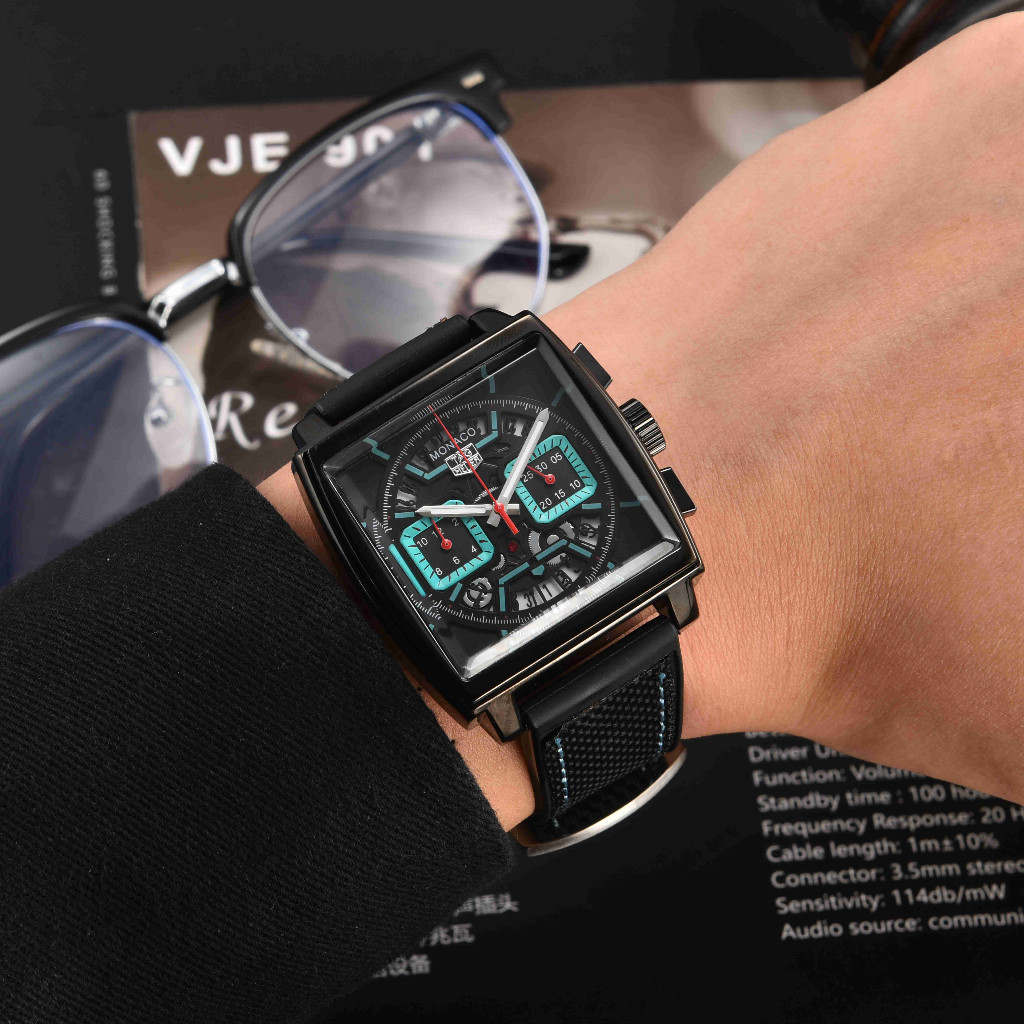 Tag TAG Howard Business Fashion นาฬิกาสไตล์ใหม่ Quartz Movement Retro Square Watch Rui Watch