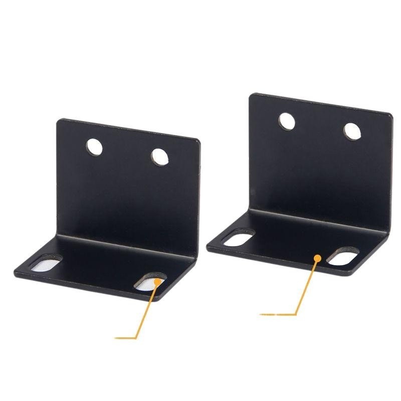 เครื่องรับไมโครโฟนไร้สายรหัสมุมสากลคงที่ตู้1U BBS ไมโครโฟน KTV โฮสต์ขาตั้งหูมาตรฐาน