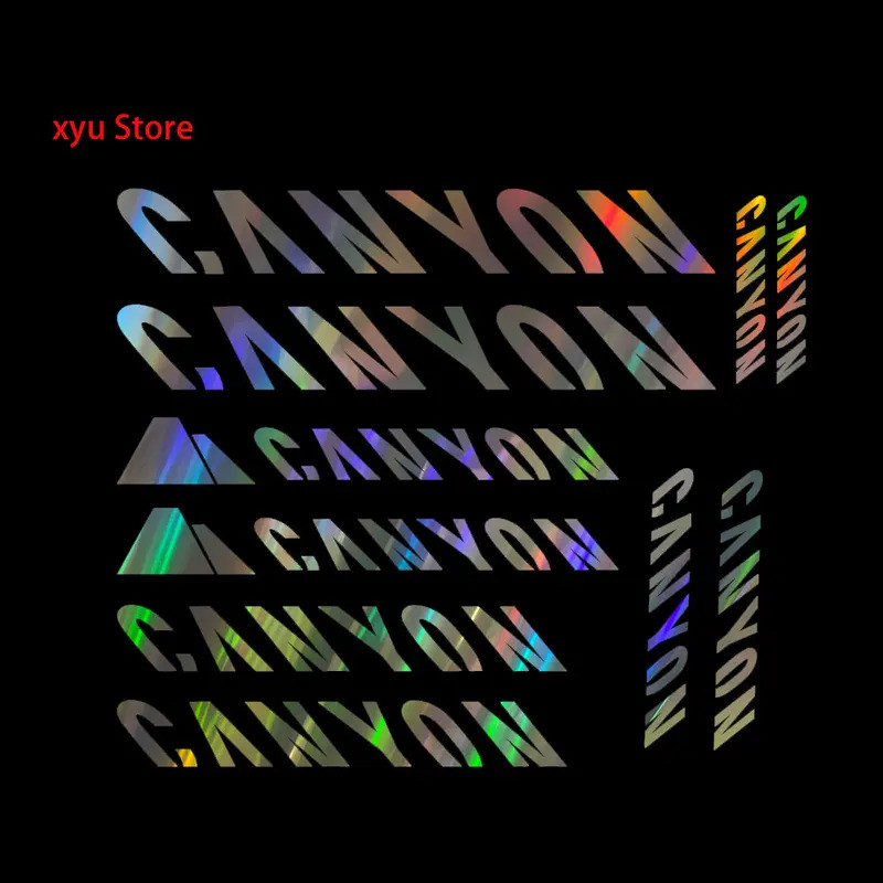 for Canyou Bike Frame Decals Tube Sticker Set MTB DH Cycling Road Fixie Vinyl Decal