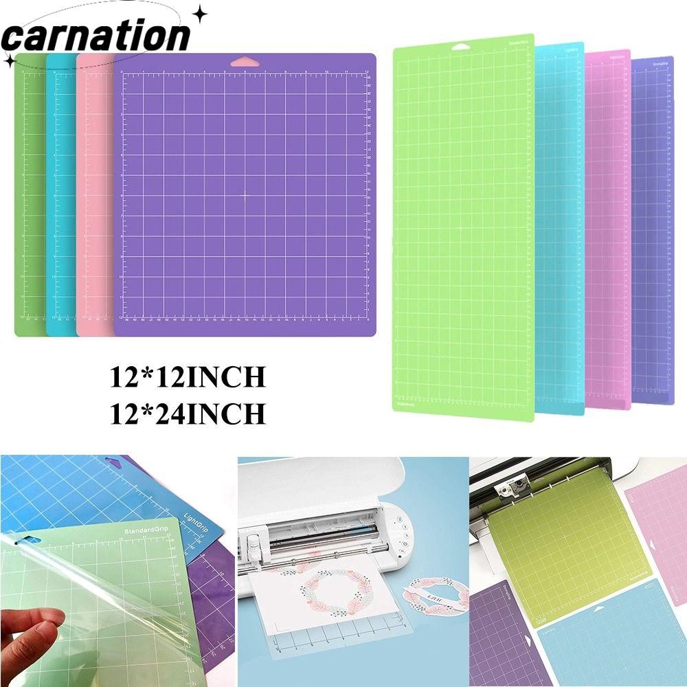 แผ่นรองตัด CARNATION, แผ่นรองตัดสต็อกการ์ดแบบหนา Cameo Silhouette, กาว PVC แบบพกพา Strong Grip Lette