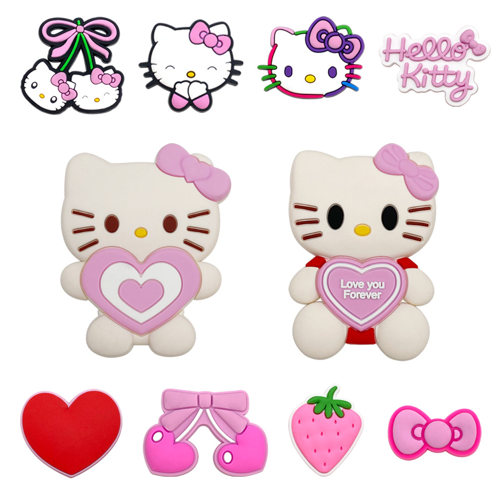 อุปกรณ์เสริม Charms DIY กับปุ่มตกแต่ง PVC สำหรับ Bubble Slide Sandals