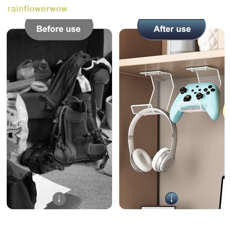 C & B Universal ติดผนังหูฟังขาตั้ง Gaming Controller สําหรับ PS5 PS4 สวิทช์ Pro Xbox One Gamepad ชุดหูฟัง Bracket แขวน (th)