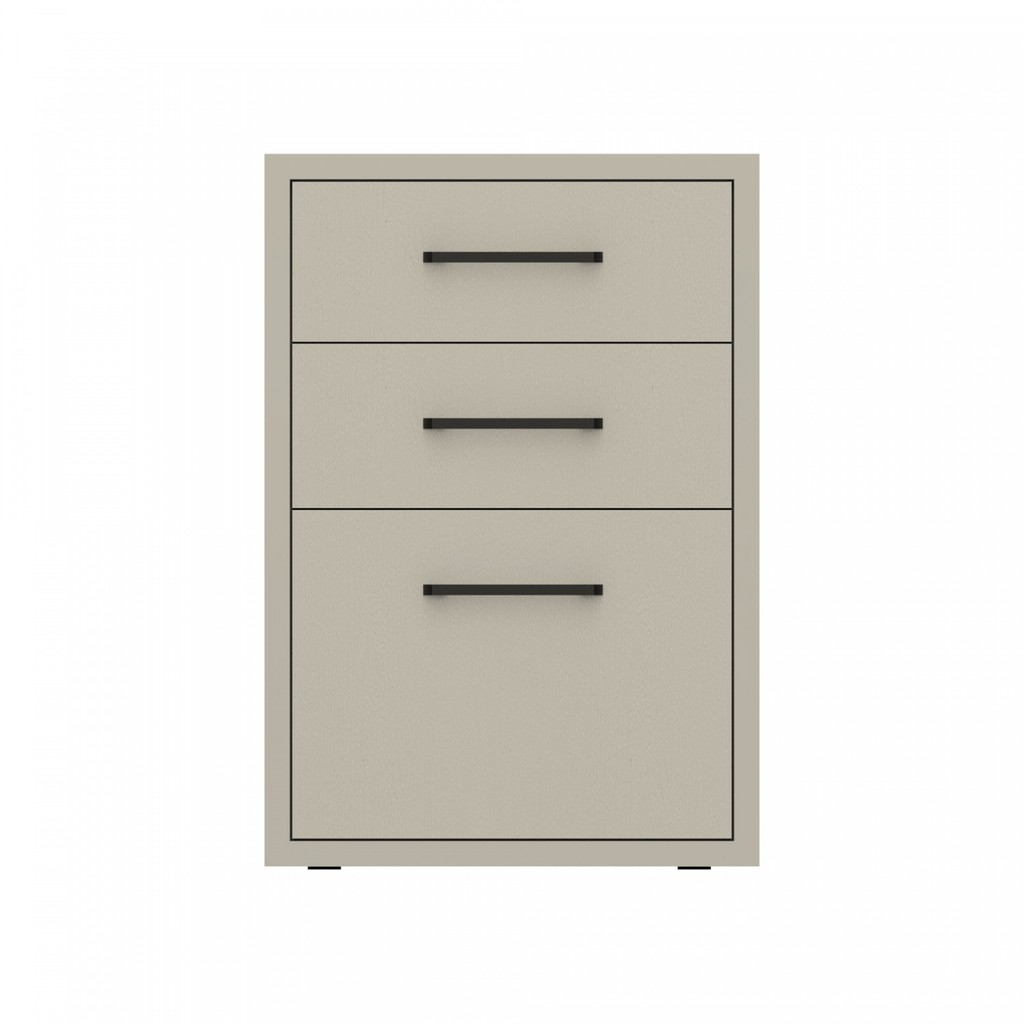GlobalHouse CLOSE  ตู้ลิ้นชัก uPVC  LIMA ขนาด 44x65 ซม. Vacuum สีเบจ  สินค้าของแท้คุณภาพดี