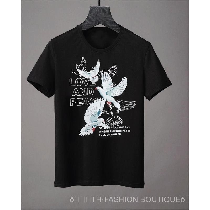 Cotton100 เสื้อ F207-แขนสั้นผู้ชายผู้หญิงขนาดเดียวกัน