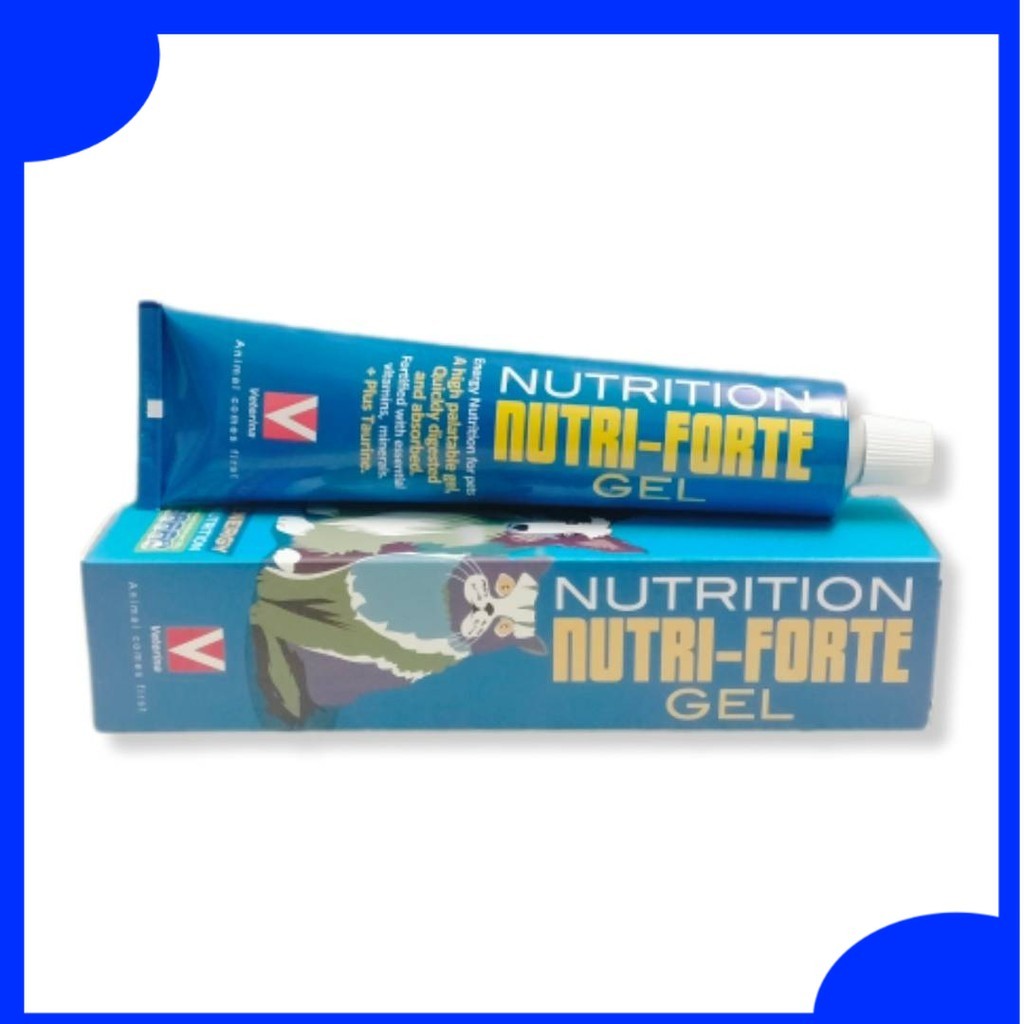 NUTRI-FORTE GEL  เจลให้พลังงาน เจลสัตว์ป่วย วิตามินบำรุง สำหรับสัตว์เลี้ยง 30 g