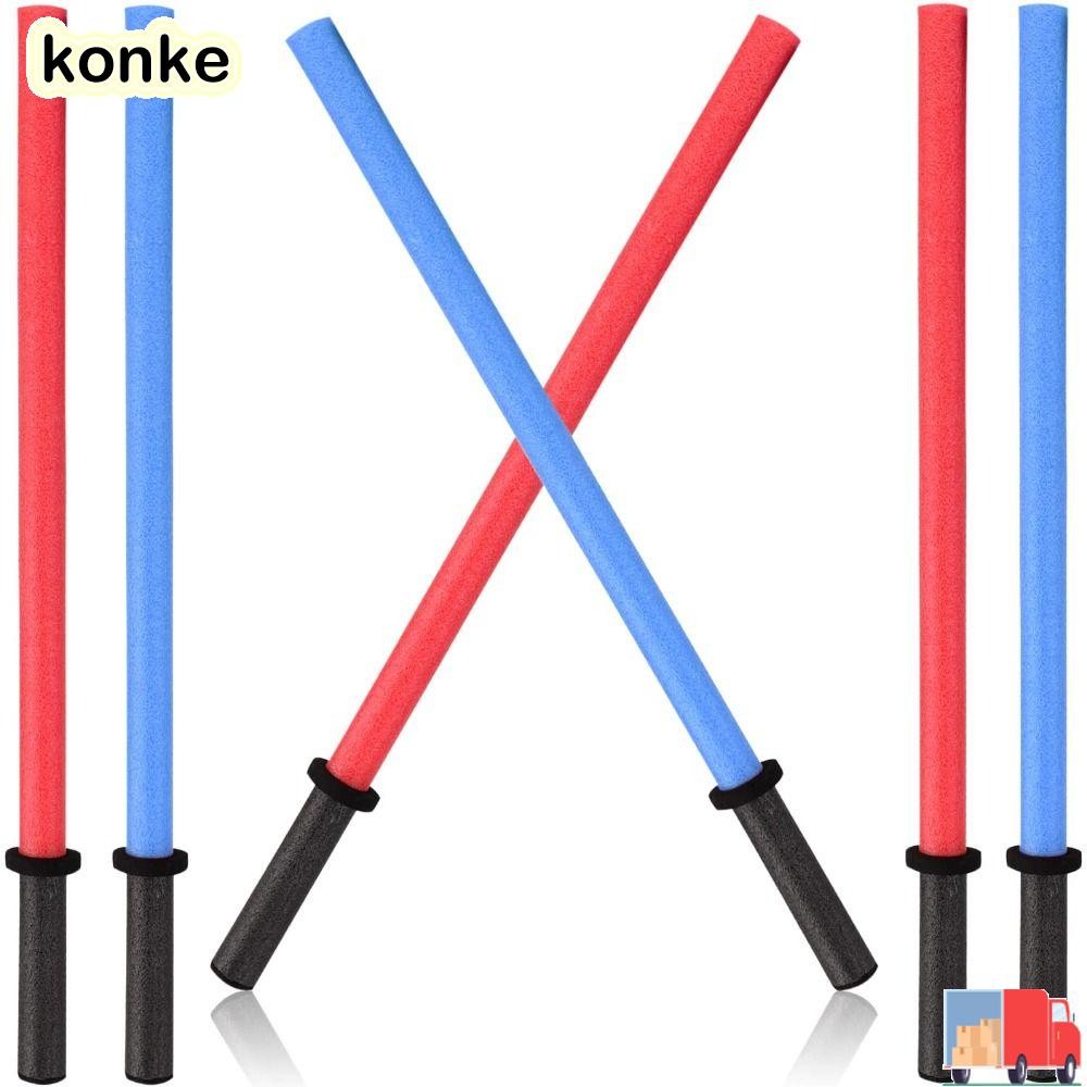 KONKE Pool Noodles Foam Light Saber Toy, Party Favors Foam Pool Noodle Stick, Long Pool Backyard Toy
