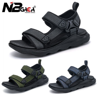 NBGAGA รองเท้าแตะสําหรับเด็กผู้ชายฤดูร้อนใหม่พร้อมสายรัดปรับระดับได้รองเท้าชายหาดระบายอากาศสําหรับเด็กผู้หญิงกลางแจ้งที่หลวมและสบาย