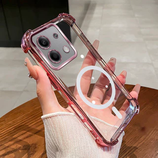 กันกระแทกCase สําหรับ Redmi Note 13 pro 4g 5g 13 pro plus เคสโทรศัพท์ 2025 ใหม่การออกแบบแม่เหล็กความงามกรณี SZ15