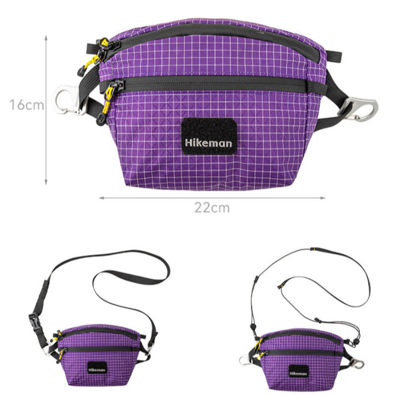 HIKEMAN Dyneema กีฬากลางแจ้งกระเป๋าคาดหน้าอกเอวกระเป๋า Camping Mountaineering กระเป๋าเป้สะพายหลังขยายกระเป๋าตกปลามัลติฟังก์ชั่นกระเป๋า Messenger กระเป๋าขี่จักรยาน - รูปที่ 5