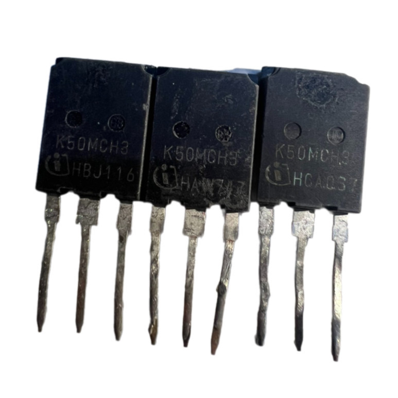 IGBT 50A-80A. K50EH5, K75EEH5, K75MCS6, FGA60N65, FGA40N65. ถอดประกอบ CREE INFINEON FAIRCHILD ขายาว