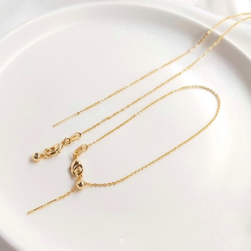 LOTUS CHARM สร้อยคอโลหะผสมหัวเข็มน่ารัก LTM181