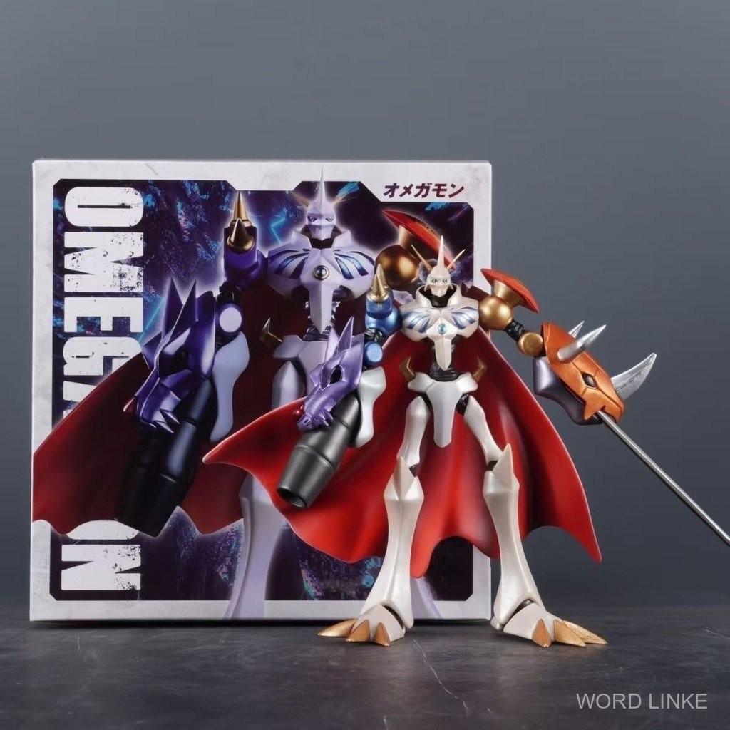 [ในสต็อก] Digimon Hand-Made Anime Doll Royal Knights Omega Animal Hand-Made Model Doll รูปปั้นตกแต่งของขวัญ