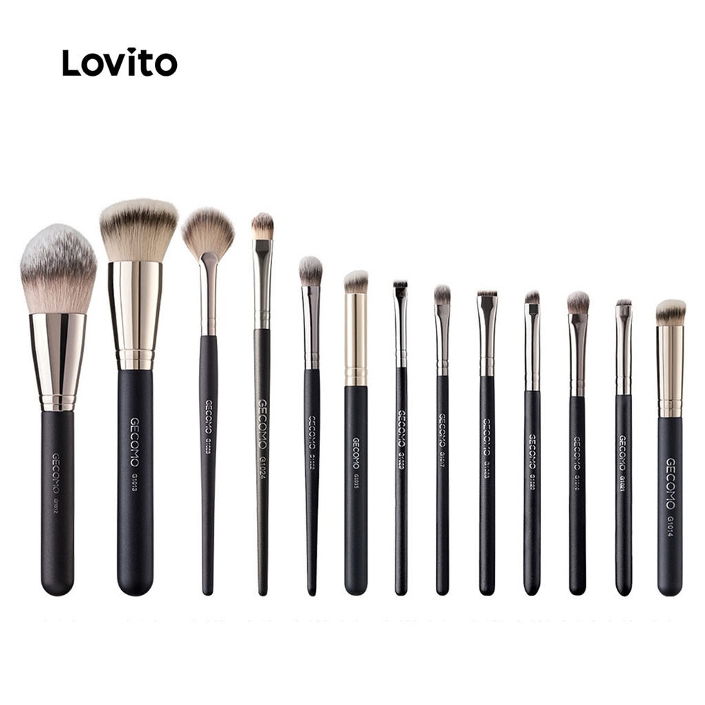 Lovito แปรงแต่งหน้า แปรงคอนซีลเลอร์ แปรงอายแชโดว์ แปรงเครื่องสําอาง แบบมืออาชีพ สําหรับผู้หญิง LCS09