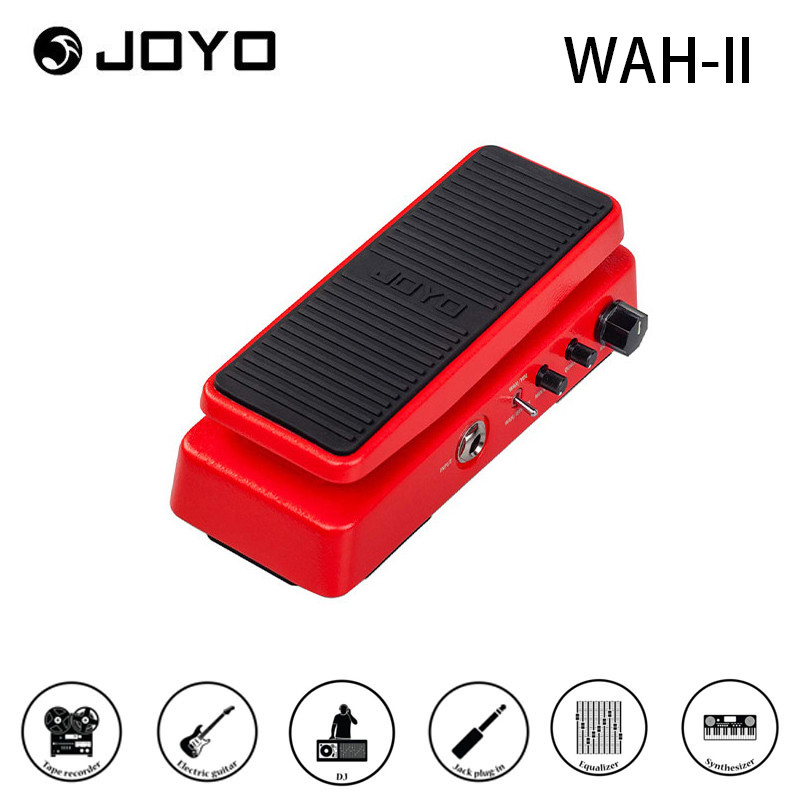 JOYO WAH-II มัลติฟังก์ชั่น Wah WAH คันเหยียบกีตาร์และปุ่มควบคุมระดับเสียง,มินิและพกพา WAH II