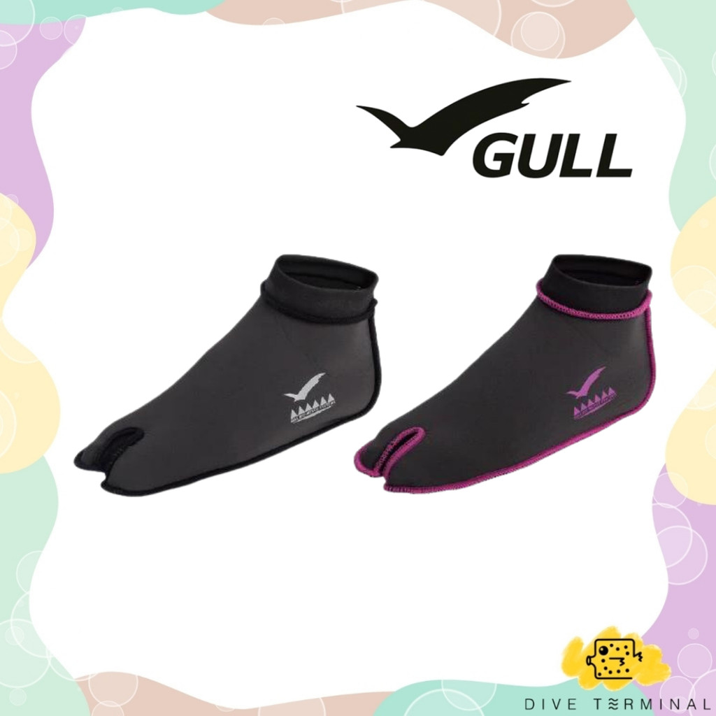 Gull Fin Sock ถุงเท้าดำน้ำ หนา 2.0 mm. สำหรับกันฟินกัด