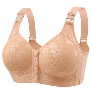 36-50 ขนาดใหม่แม่วัยกลางคนและผู้สูงอายุขนาดใหญ่จัดแต่งทรงผมถ้วยด้านหน้าหัวเข็มขัดบางชุดชั้นในสตรีไม่มีแหวนเหล็กปรับสายคล้องไหล่ป้องกันการหย่อนคล้อยสบา