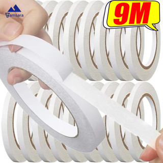 เทปหน้าคู่บางเฉียบ9เมตร X 6มิลลิเมตร,กาวความแข็งแรงสูงสําหรั…