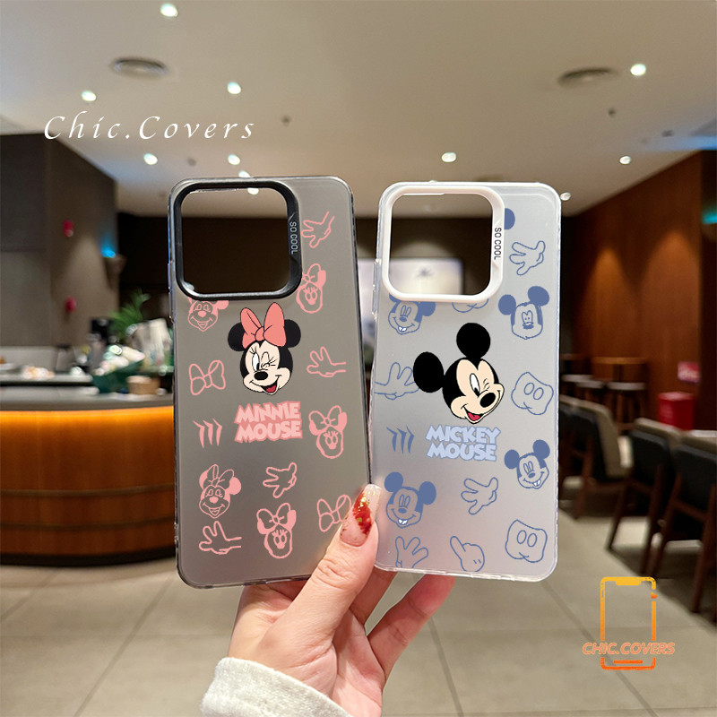 สำหรับ พอดี  Realme C63 C61 C20 A Note 60 C53 C51 C51s Note 50 มิกกี้เมาส์น่ารัก Realme 5 5i 5S 6i C3