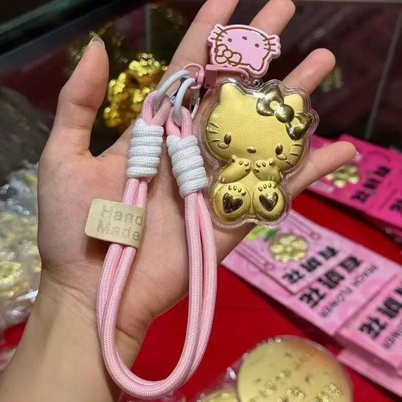 Hello kitty Cat โทรศัพท์ Chain 999 พวงกุญแจ Kt Cat กระเป๋าจี้รถจี้ของขวัญสําหรับแฟน fdsfd