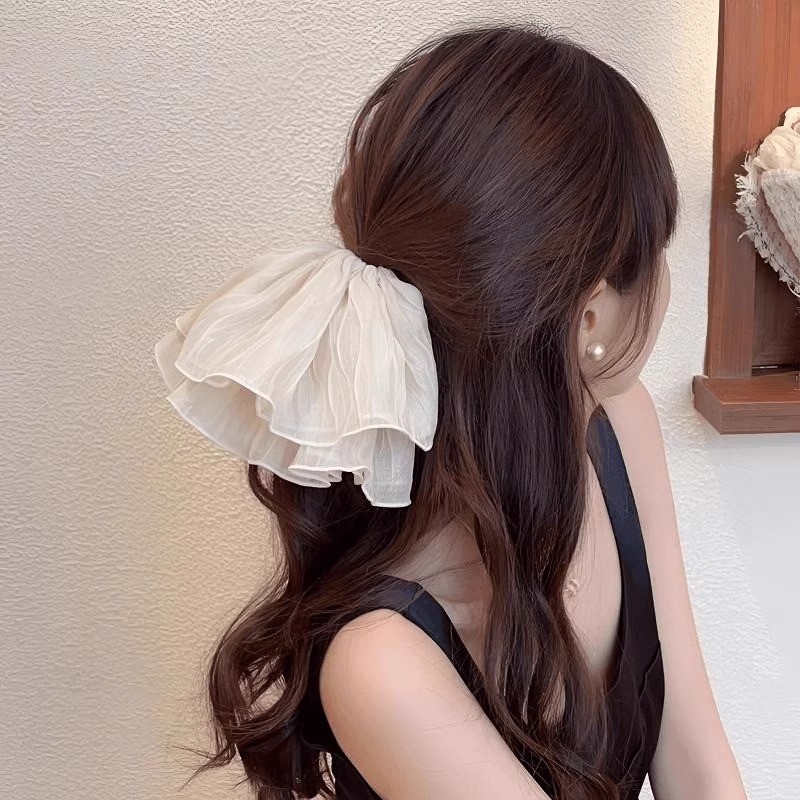 ขนาดใหญ่ Fairy หางม้าผมแหวนหัวเชือกผูกผม Scrunchies Headwear - รูปที่ 4