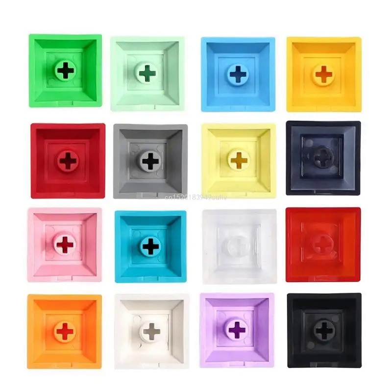 DSA Keycap Blank Personality Supplement 1U Keycaps 20 Pieces Multiple Color for Mechanical Keyboard 