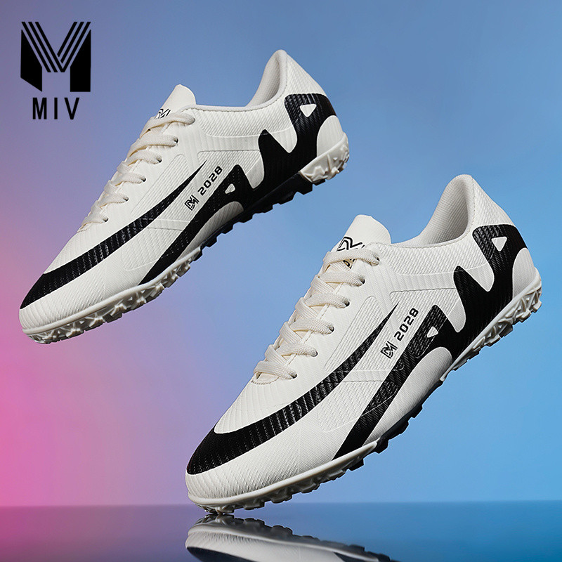MIV-【🔥ผลิตภัณฑ์ใหม่🔥】35-44หญ้าเทียม/หญ้า ที่ถูกที่สุด คุณภาพที่ดีที่สุด รองเท้าฟุตบอล / รองเท้าสตั๊ด TF Futsal shoes
