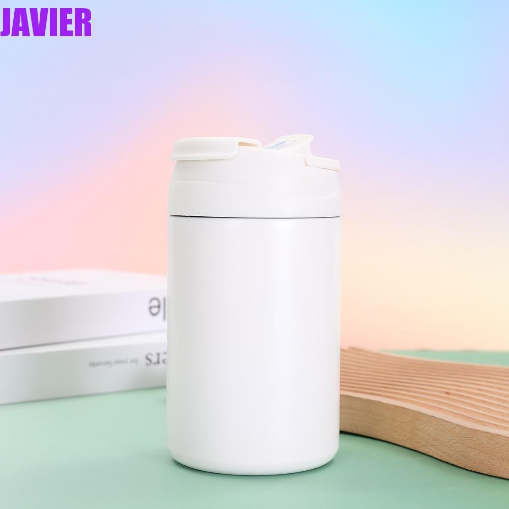 Javier ถ้วยสแตนเลส, สีทึบ 500ml แก้วกาแฟฉนวน, แก้วชา Simple Creative ขวดน้ําความจุขนาดใหญ่ Travel