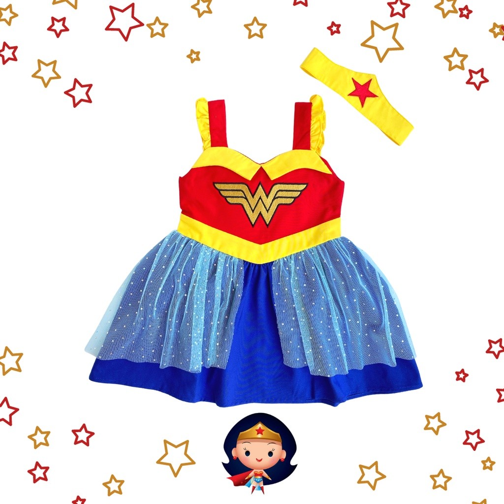 WONDER WOMAN KIDS DRESS / WONDER WOMAN DRESS