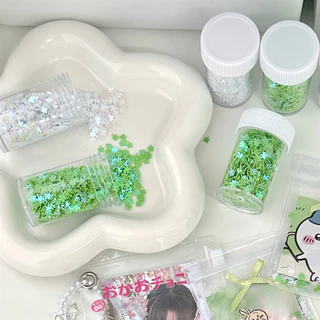 เลื่อมโคลเวอร์สี่ใบ DIY อุปกรณ์บรรจุภัณฑ์ของขวัญวัสดุบรรจุ