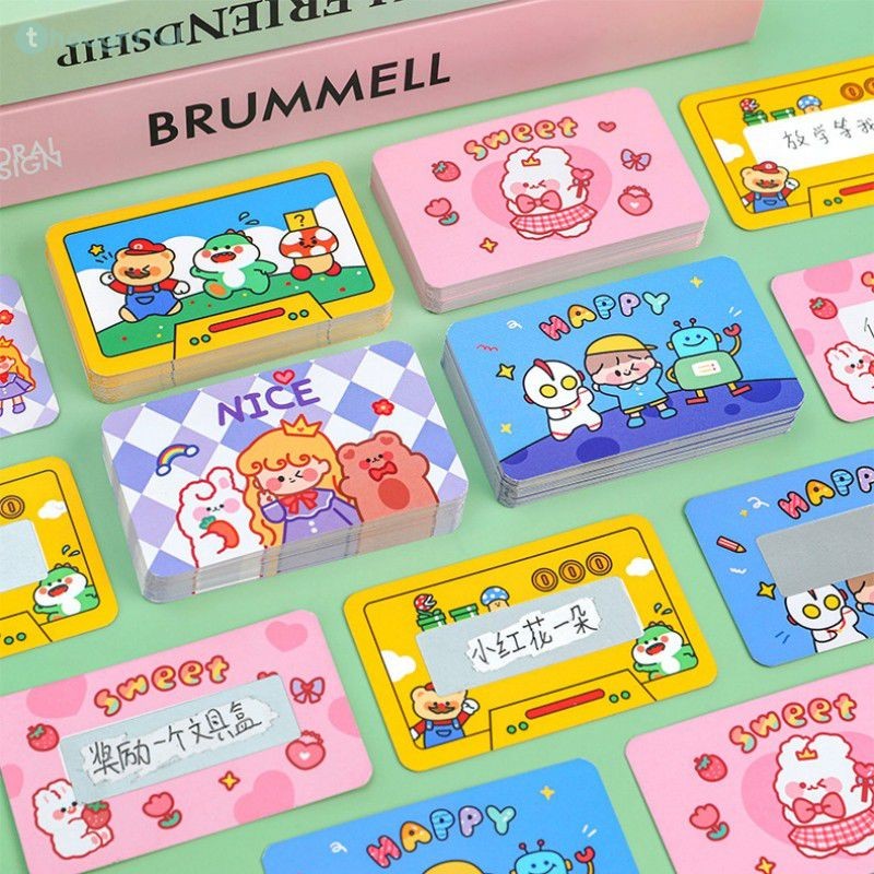บัตรขูดการ์ตูน 20 ชิ้นสำหรับนักเรียน บัตรขูดแบบโต้ตอบที่เขียนด้วยลายมือสำหรับเด็ก รางวัลสำหรับเด็กอนุบาล บัตรจับรางวัลนำโชค TH
