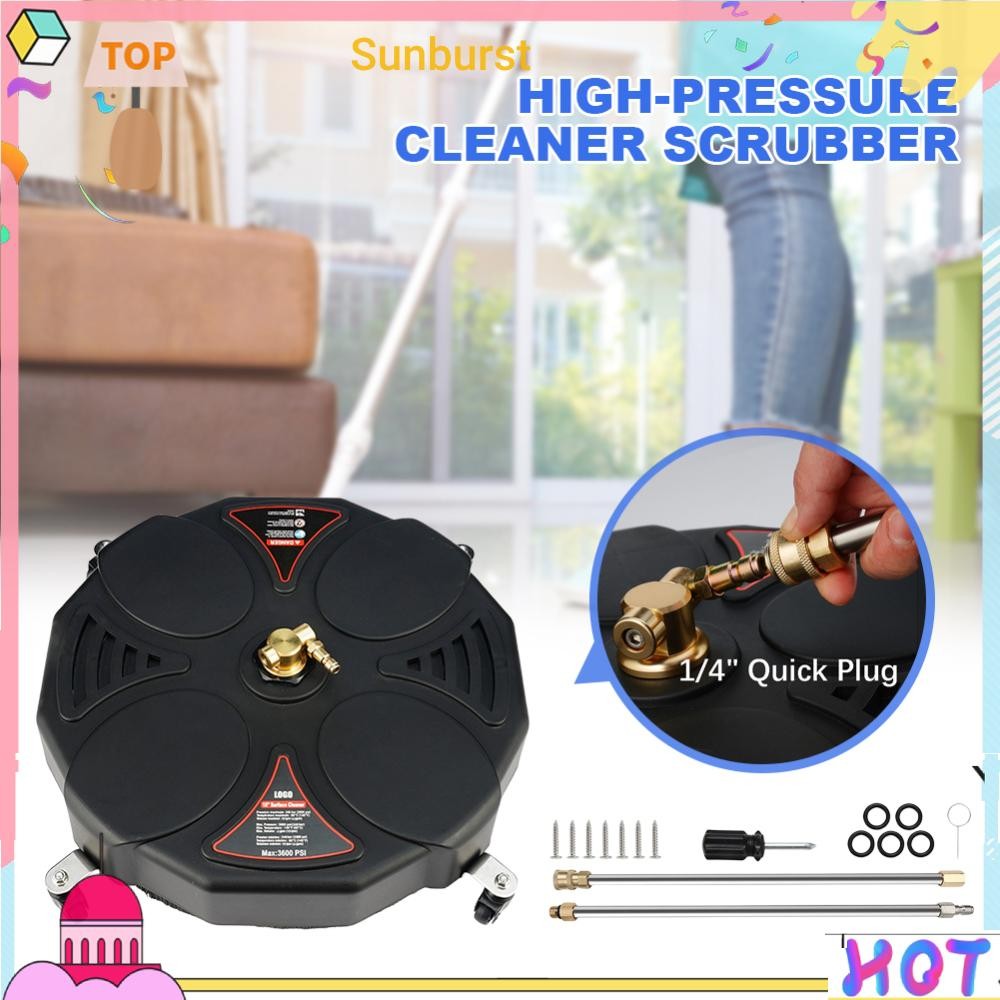 เครื่องขัดพื้น 1/4 น้ํายาทําความสะอาดพื้นผิวตัวเชื่อมต่ออย่างรวดเร็ว น้ํายาทําความสะอาดลานสแตนเลส [Sunburst11.th]