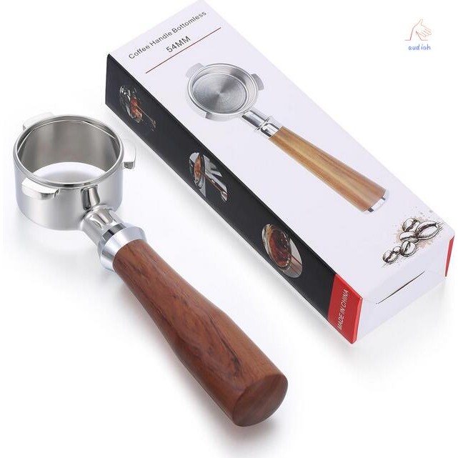 Aoresac 54mm Espresso Bottomless Filter Holder 3-Ear Coffee Filter Holder อุปกรณ์สกัดกาแฟสําหรับ Bre