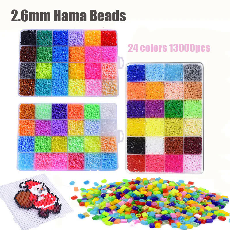 5mm/2.6mm 24/48/72 Color Hama Beads 3D Puzzle DIY Toy Ironing Quality Guarantee Perler Fuse Beads Ed