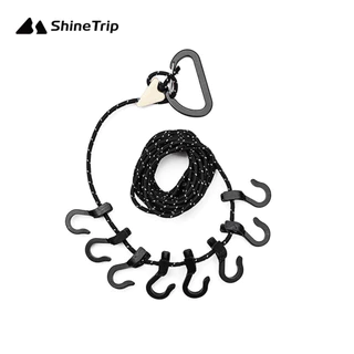Shine Trip เชือกแขวนของ ห้อยของ อุปกรณ์แคมป์ปิ้ง อเนกประสงค์ เรืองแสงได้